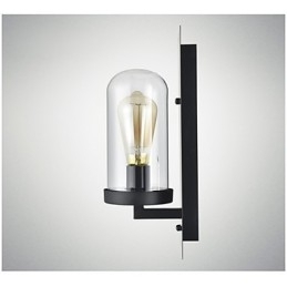 Designer Touch Decorative Rustic Style Fixtures Iron Glass Wall Sconce Retro Wall Lamp Light From US