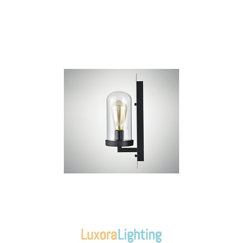 Designer Touch Decorative Rustic Style Fixtures Iron Glass Wall Sconce Retro Wall Lamp Light From US