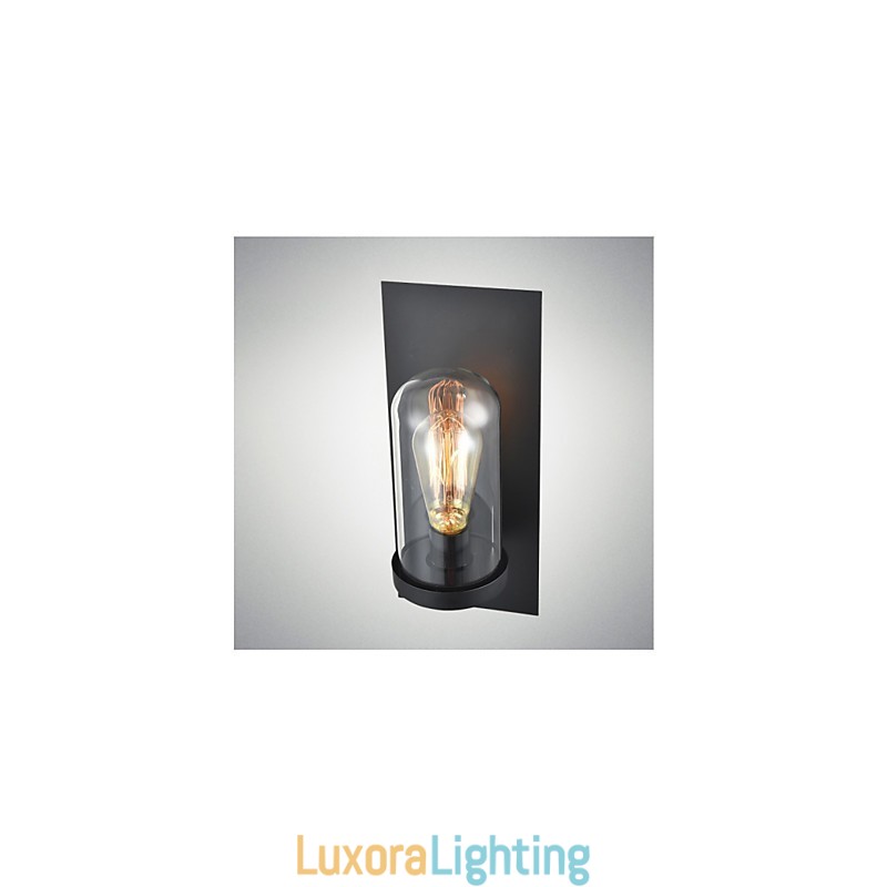 Designer Touch Decorative Rustic Style Fixtures Iron Glass Wall Sconce Retro Wall Lamp Light From US