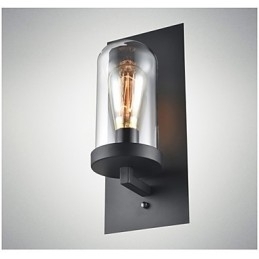 Designer Touch Decorative Rustic Style Fixtures Iron Glass Wall Sconce Retro Wall Lamp Light From US