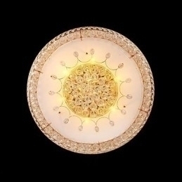 Designer Touch Decorative Round Crystal Absorb Dome Light Ceiling Lamp Diameter 80CM Contains 15 Bulbs