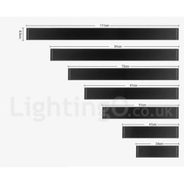 Designer Touch Decorative Long Modern Contemporary Wall Lamps & Sconces For Indoor Metal Wall Light IP 44 for Bathroom Bedroom Living Room