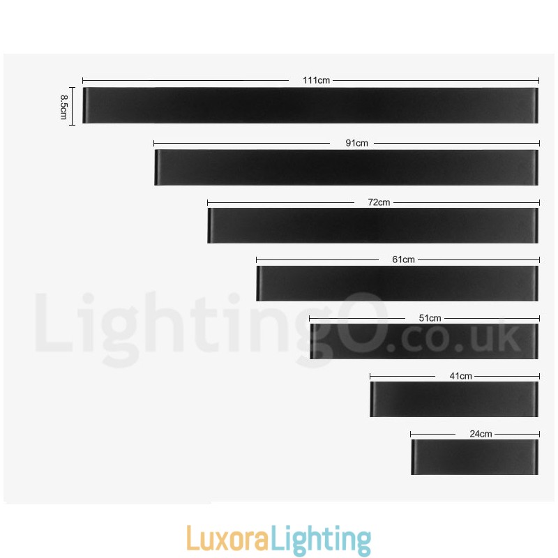 Designer Touch Decorative Long Modern Contemporary Wall Lamps & Sconces For Indoor Metal Wall Light IP 44 for Bathroom Bedroom Living Room