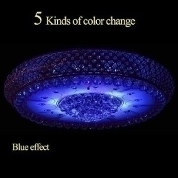 Designer Touch Decorative Round Crystal Absorb Dome Light Ceiling Lamp Diameter 80CM Contains 15 Bulbs