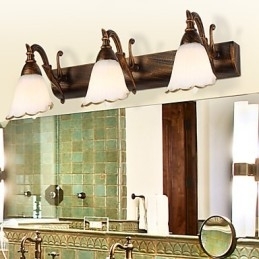 Designer Touch Decorative Wall Sconces Bathroom Lighting Reading Wall Lights Mini Style Rustic Lodge Metal