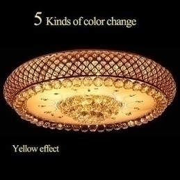 Designer Touch Decorative Round Crystal Absorb Dome Light Ceiling Lamp Diameter 80CM Contains 15 Bulbs