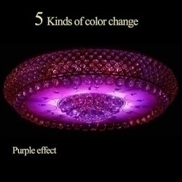 Designer Touch Decorative Round Crystal Absorb Dome Light Ceiling Lamp Diameter 80CM Contains 15 Bulbs