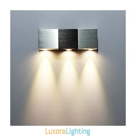Designer Touch Decorative Modern Wall Light with Scattering Light Rectangular Aluminium Body