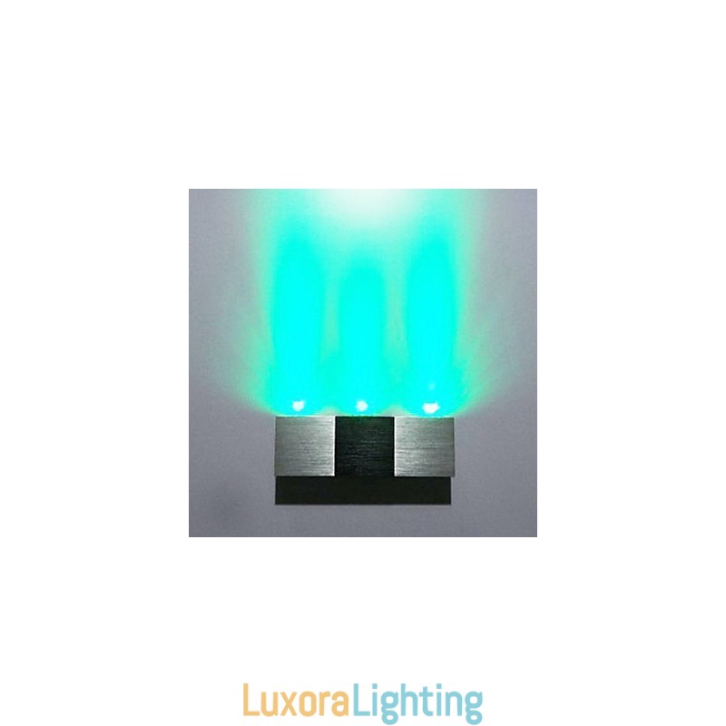 Designer Touch Decorative Modern Wall Light with Scattering Light Rectangular Aluminium Body