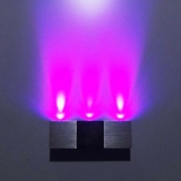 Designer Touch Decorative Modern Wall Light with Scattering Light Rectangular Aluminium Body