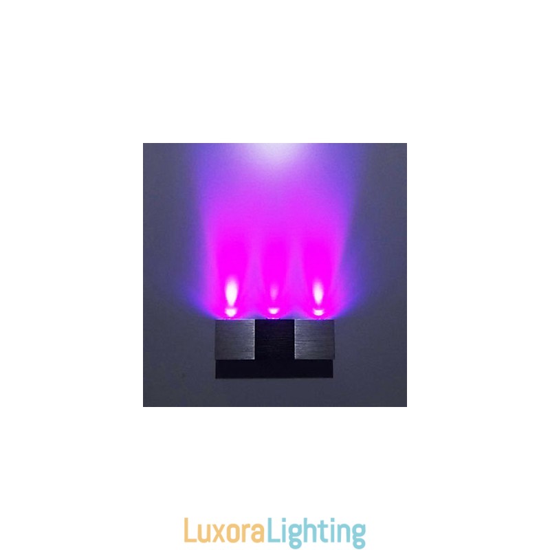 Designer Touch Decorative Modern Wall Light with Scattering Light Rectangular Aluminium Body
