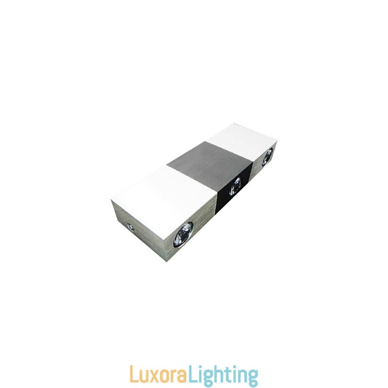 Designer Touch Decorative Modern Wall Light with Scattering Light Rectangular Aluminium Body