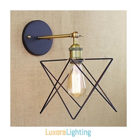 Designer Touch Decorative American Bedroom Adornment Wall Lamp Wrought Iron Stair Lamp Corridor Corridor Process