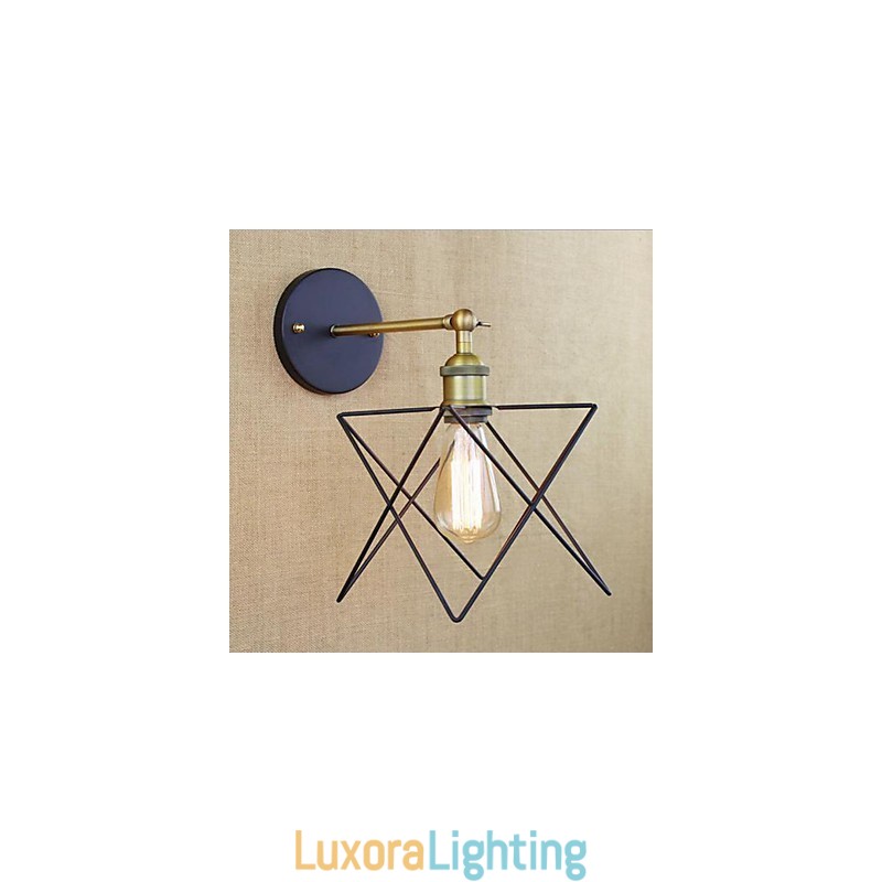 Designer Touch Decorative American Bedroom Adornment Wall Lamp Wrought Iron Stair Lamp Corridor Corridor Process