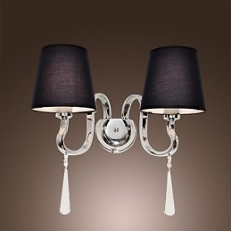 Designer Touch Decorative Crystal Wall Sconces Traditional Classic Metal