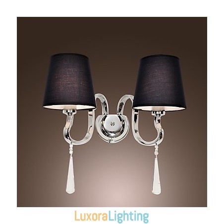 Designer Touch Decorative Crystal Wall Sconces Traditional Classic Metal