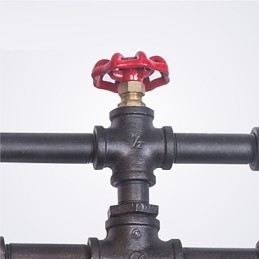 Designer Touch Decorative Vintage Industrial Wall Lamp Bathroom Kitchen Dinning Pipe Edison Light Luxury Dining Bar Sconces Lamparas FJ DB2 014A0