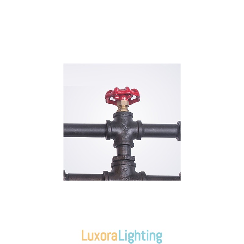 Designer Touch Decorative Vintage Industrial Wall Lamp Bathroom Kitchen Dinning Pipe Edison Light Luxury Dining Bar Sconces Lamparas FJ DB2 014A0
