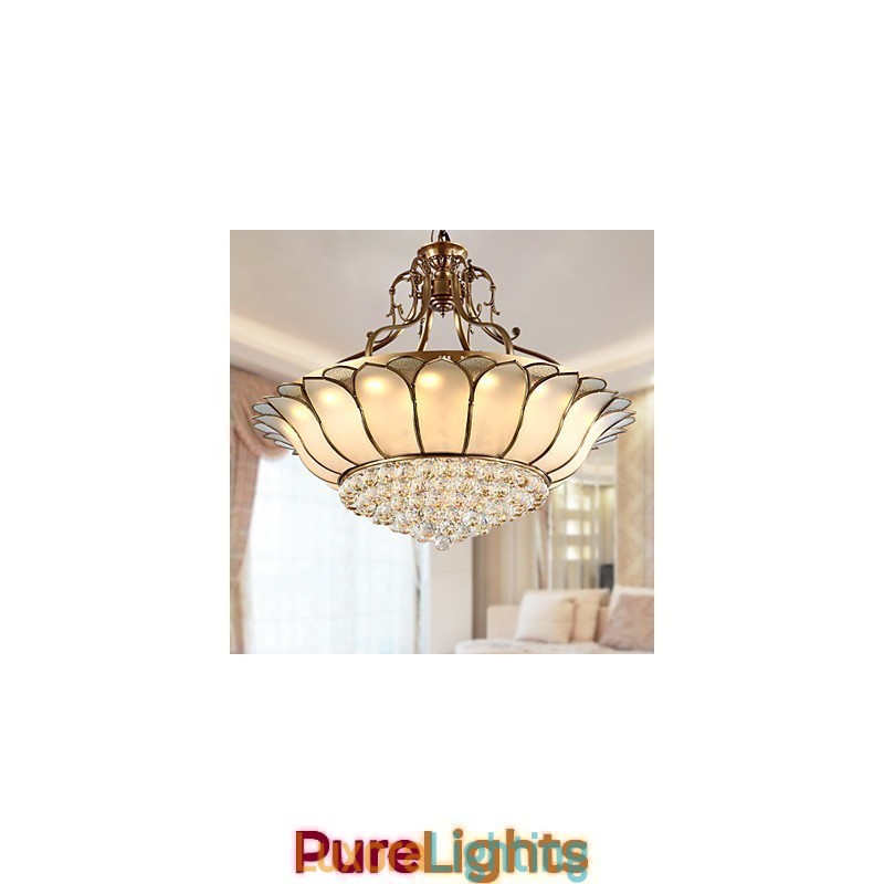 Designer Touch Decorative Traditional Classic Rustic Lodge Brass Metal Flush Mount