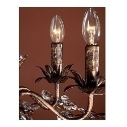 Designer Touch Decorative Vintage Candle Style Antique Brass Metal Chandelier