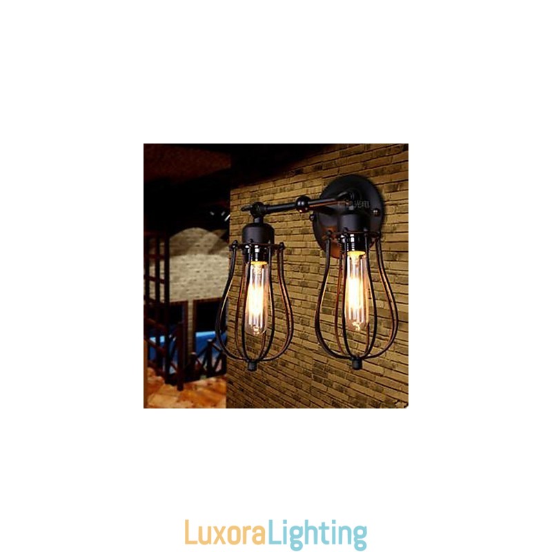 Designer Touch Decorative Township Double Grapefruit Wall Lamp