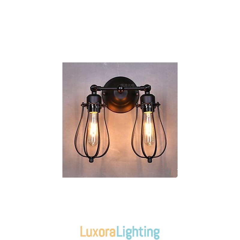 Designer Touch Decorative Township Double Grapefruit Wall Lamp