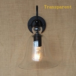 Designer Touch Decorative American Rural Countryside Pastoral Minimalist Living Room Hallway Decorated Glass Wall Sconce