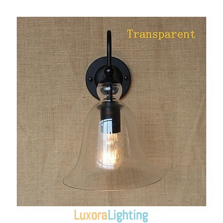 Designer Touch Decorative American Rural Countryside Pastoral Minimalist Living Room Hallway Decorated Glass Wall Sconce