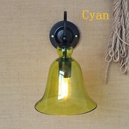 Designer Touch Decorative American Rural Countryside Pastoral Minimalist Living Room Hallway Decorated Glass Wall Sconce
