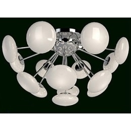 Designer Touch Decorative ModernYestaurant Lamp Simple Circular Glass art Pendant Lamp European Style