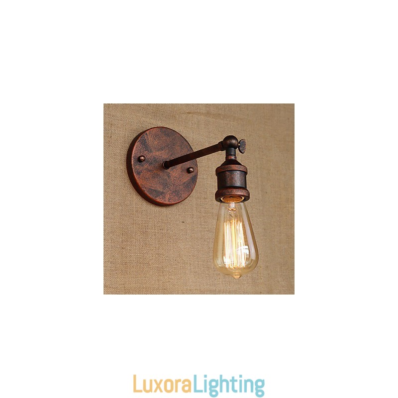 Designer Touch Decorative American Bar Cafe Restaurant Bedside Minimalist Aisle Ferruginous Iron Wall Sconce