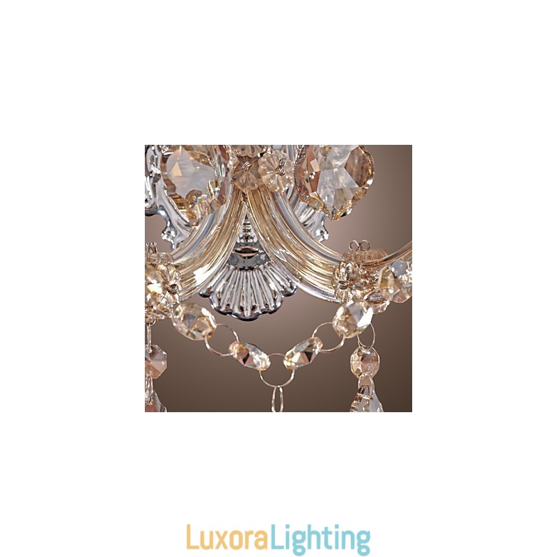 Designer Touch Decorative Elegant Crystal Wall Light with 2 Lights
