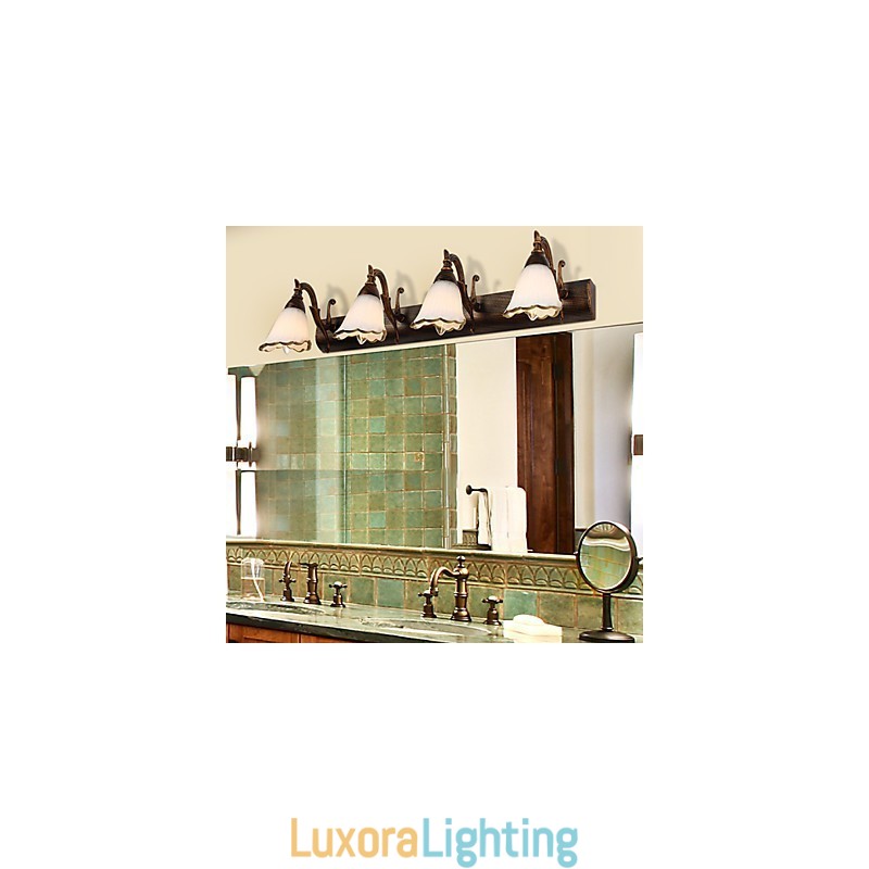 Designer Touch Decorative Wall Sconces Bathroom Lighting Reading Wall Lights Mini Style Rustic Lodge Metal