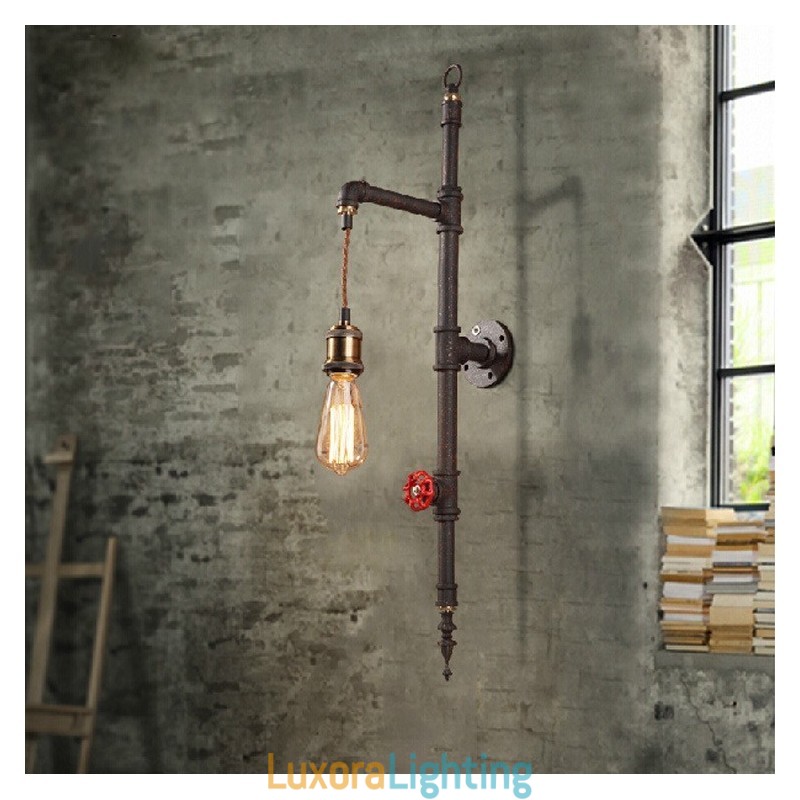 Designer Touch Decorative The Pipe Wall Of Rural Creative Retro Rocket Wall Lamp