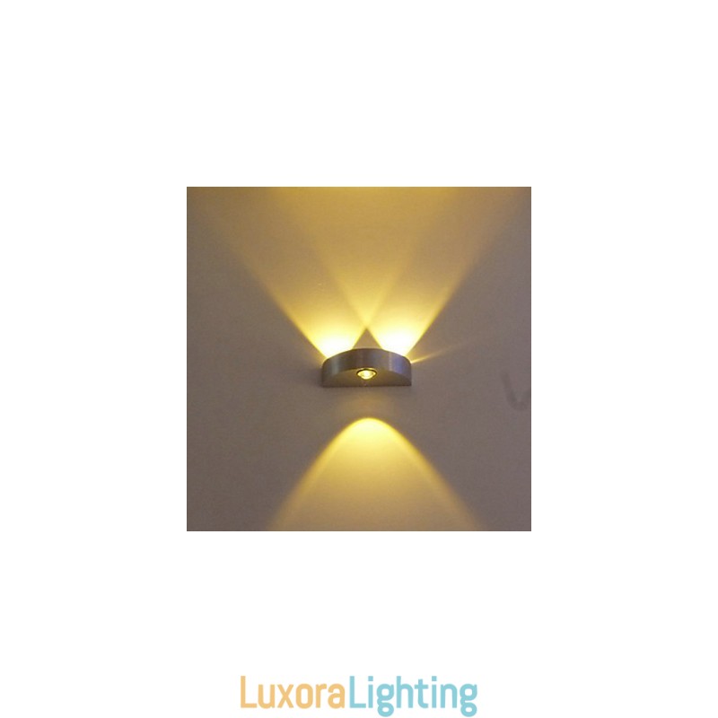 Designer Touch Decorative Half Month Wall Lamp Creative Bar Model Wall Sconces Modern Contemporary Metal