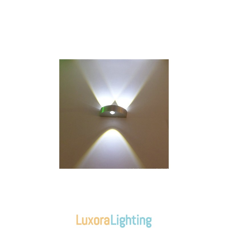 Designer Touch Decorative Half Month Wall Lamp Creative Bar Model Wall Sconces Modern Contemporary Metal