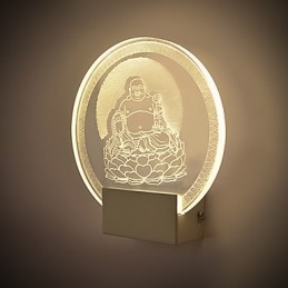 Designer Touch Decorative Acrylic Wall Lamp PVC Lamp Light Chip Modern Contemporary Metal
