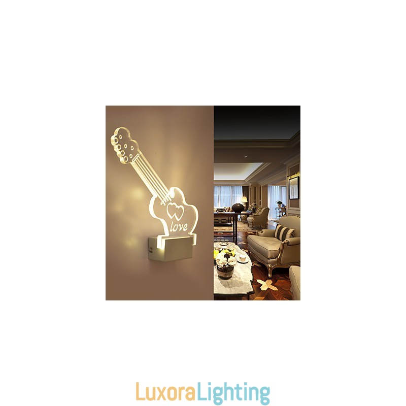 Designer Touch Decorative Acrylic Wall Lamp PVC Lamp Light Modern Contemporary Metal