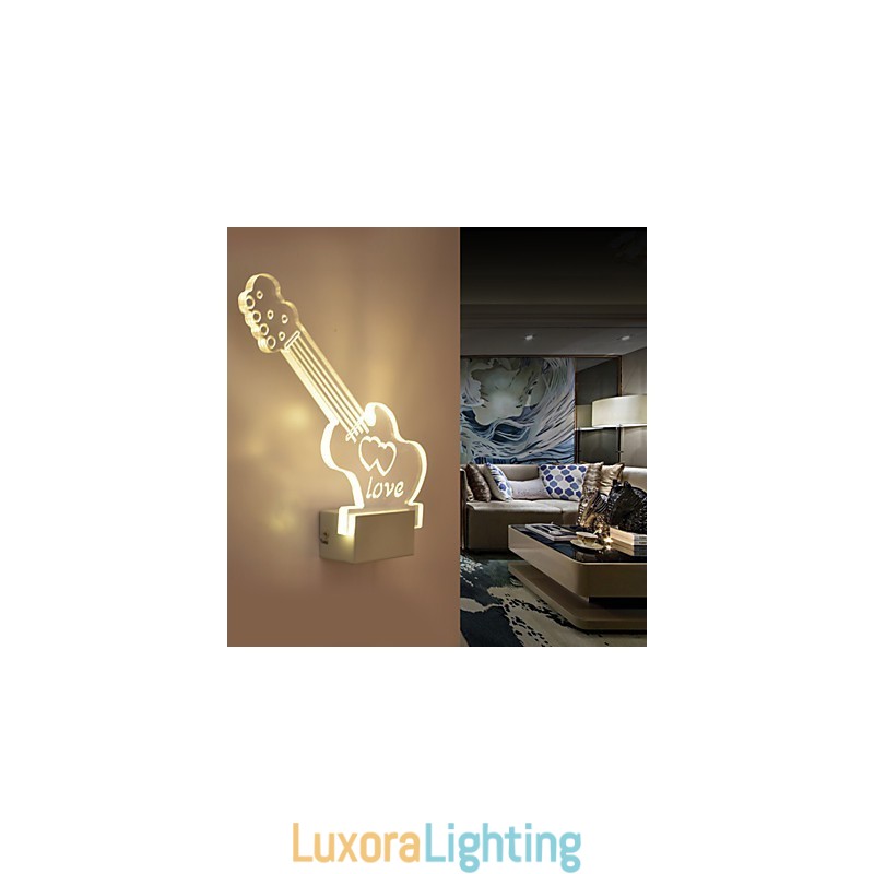 Designer Touch Decorative Acrylic Wall Lamp PVC Lamp Light Modern Contemporary Metal