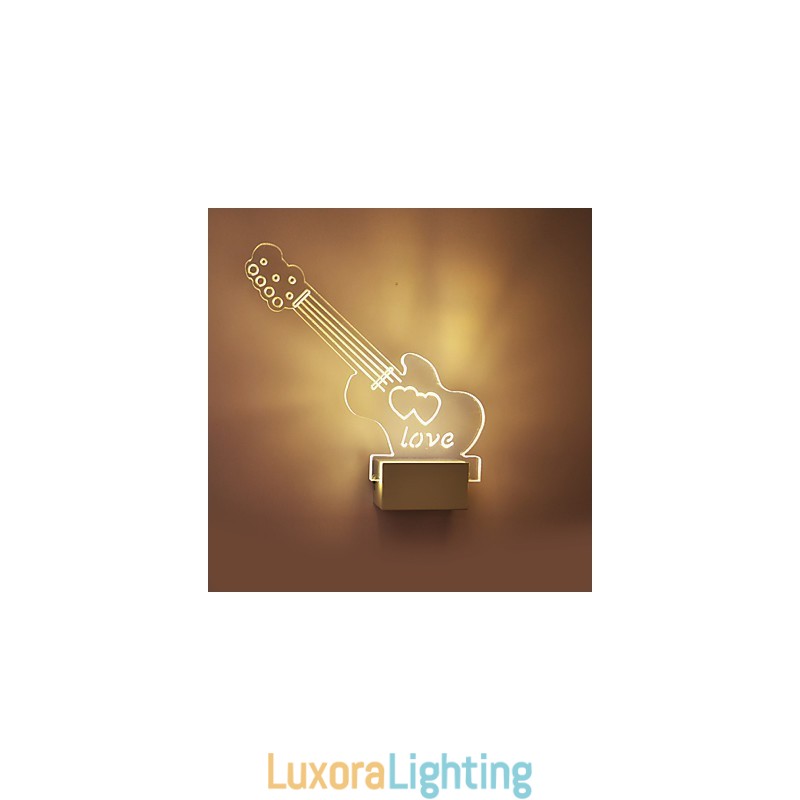 Designer Touch Decorative Acrylic Wall Lamp PVC Lamp Light Modern Contemporary Metal