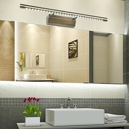 Designer Touch Decorative Hardware Round Tube Mirror Lamp