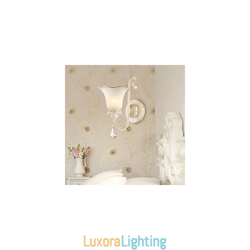 Designer Touch Decorative Europe Type Restoring Ancient Ways Wrought Iron Bedroom Wall Lamp Light