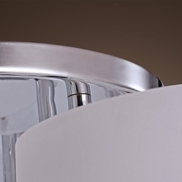 Designer Touch Decorative Modern Contemporary Chrome Metal Chandelier Flush Mount