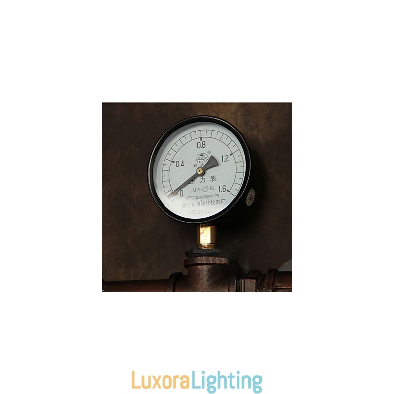 Designer Touch Decorative Wall Lamp Wall Sconces 6 Lights Bronze Finsh Industrial Style Rustic Lodge Metal