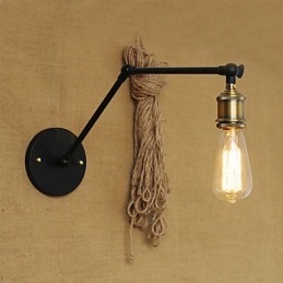 Designer Touch Decorative A Simple Modern American Country Without The Mirror Wall Lamp Shade Iron Arm