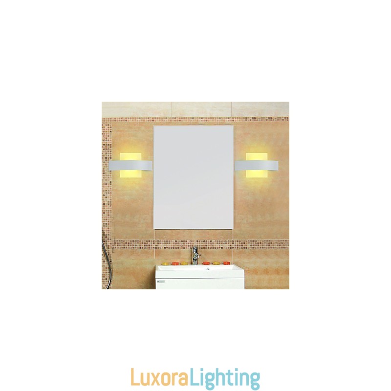 Designer Touch Decorative Bathroom Lighting Wall Washers Reading Wall Lights Mini Style Modern Contemporary Metal