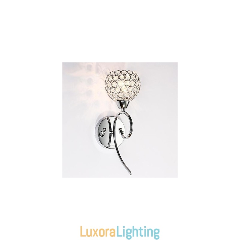 Designer Touch Decorative Crystal Wall Light 1 Light Creative Iron Painting