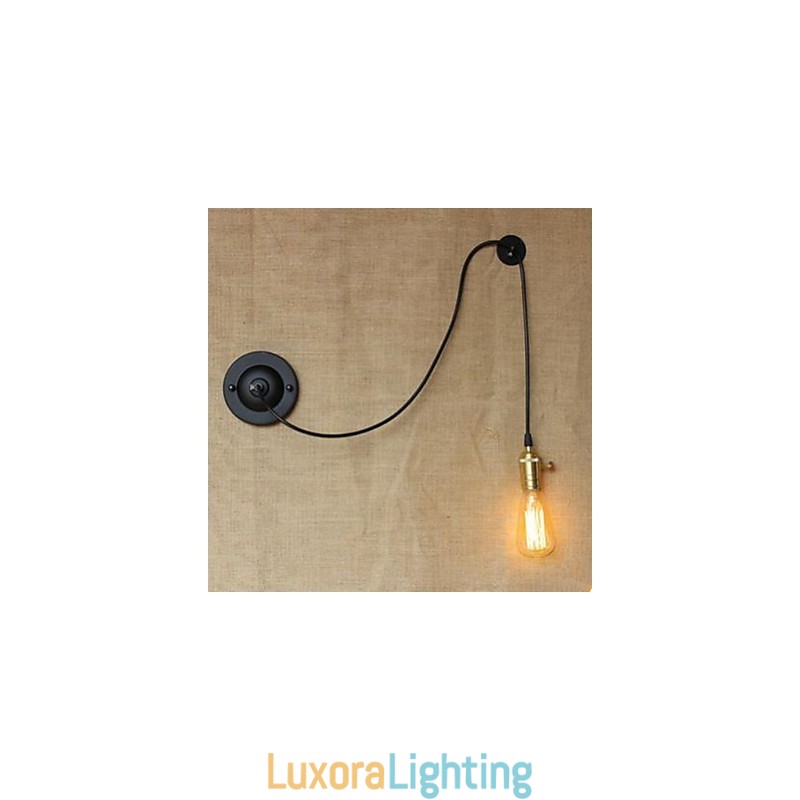 Designer Touch Decorative Free Climbing Contracted Wire Free Wall Lamp Control Art