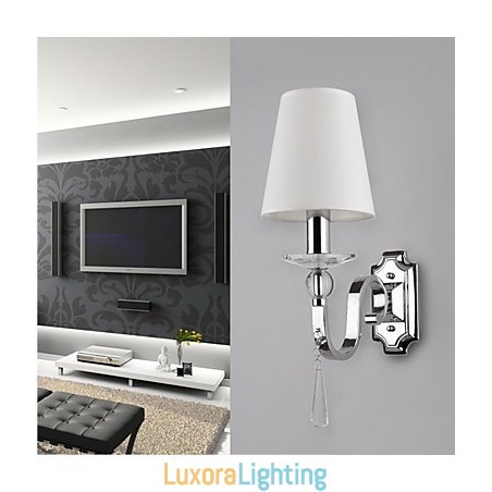 Designer Touch Decorative Warm White Wall Light with Crystal Drops