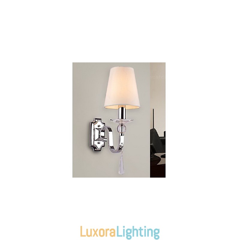 Designer Touch Decorative Warm White Wall Light with Crystal Drops